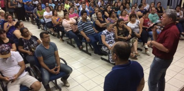 Servidores poderão fazer nova assembleia diante da prefeitura de Guarujá/SP