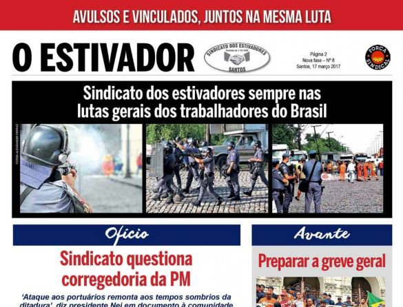 Repressão no porto - Sindicato dos estivadores de Santos aciona corregedoria da PM