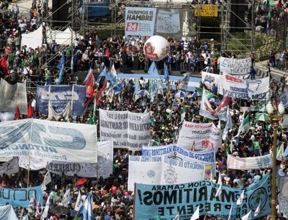 greve na argentina