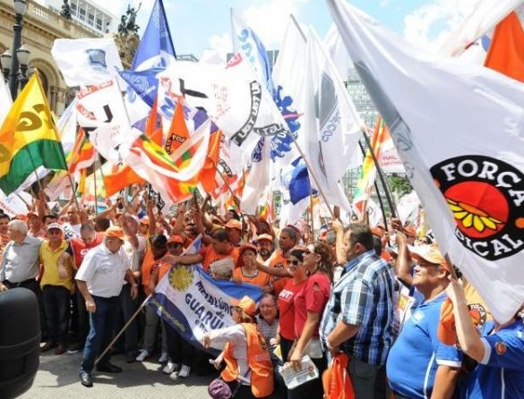 Ato de convocação para a 8ª Marcha da Classe Trabalhadora