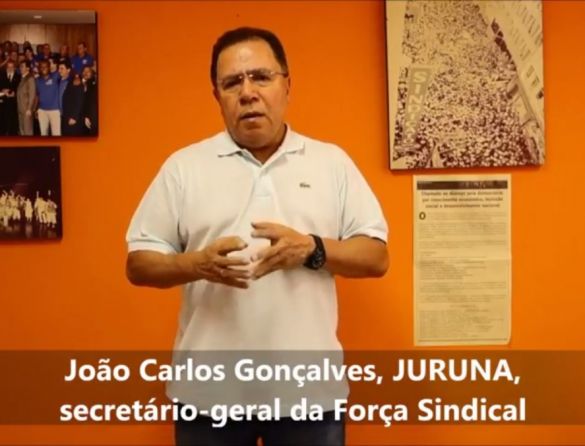 Juruna concede entrevista sobre o custeio das entidades sindicais a Rádio Bandeirantes