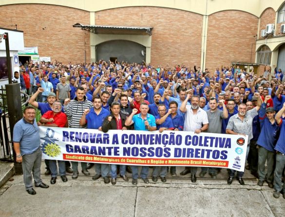 Em Guarulhos, campanha salarial dos metalúrgicos já beneficia mais de 90% da base