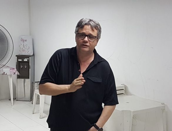 ‘Não paga por bem, pagará por mal’, diz o sindicalista Fábio Pimentel, na foto