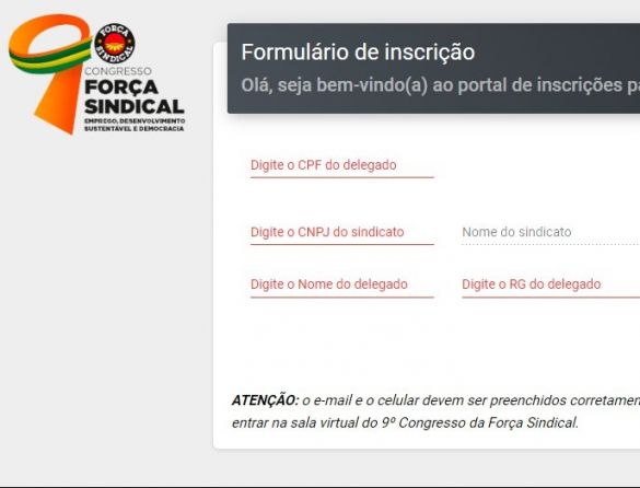 Inscrições para o 9º Congresso permanecerão abertas