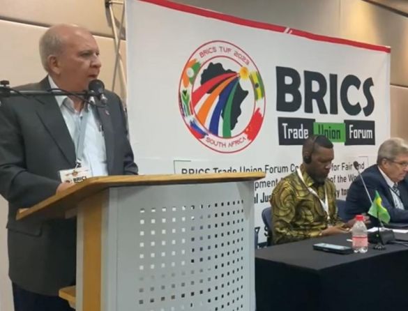 Mensagem de Miguel Torres no 12º Fórum Sindical do Brics