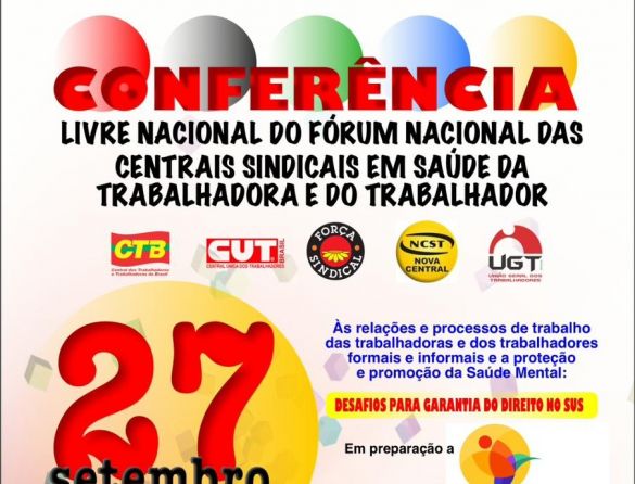 Centrais se organizam para 5ª Conferência Nacional de Saúde Mental