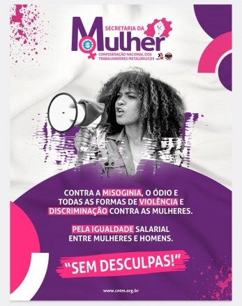 Live da CNTM no 8 de Março terá palestras sobre lutas e direitos da mulher